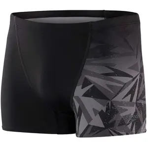 Speedo Hyper Boom Placement V-Cut I Aquashort Homme, Noir/Oxid Gris, XS pas cher
