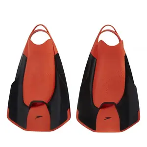 Speedo Fastskin Kickfin Palmes Mixte Adulte, Noir/Siren Rouge, 3-4 pas cher