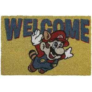Pyramid Paillasson Gaming de Super Mario - Welcome - pour Unisexe - multicolore Standard pas cher