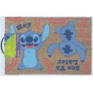 Pyramid Salut/À Plus Tard Paillasson Lilo & Stitch 60x40 Cm pas cher