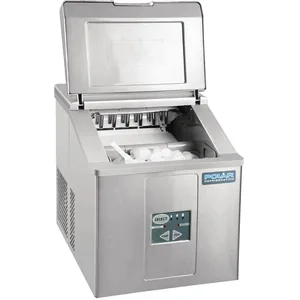Machine à Glaçon de Comptoir - Polar - 17 kg - Bac 2kg - 3.9L - GrisVendu parcdiscount