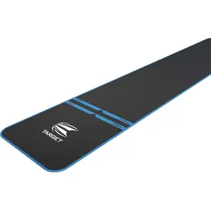 Comparateur de prix : TARGET Darts Tapis de fléchettes Champion du Monde   Bordure Bleue Unisexe, 63 cm (Round)