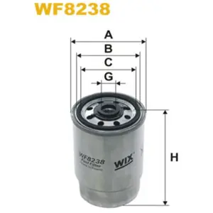 Filtre À Carburant Wix Wf8238 pas cher