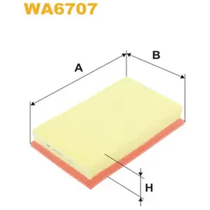 Filtre À Air Wix Wa6707 pas cher