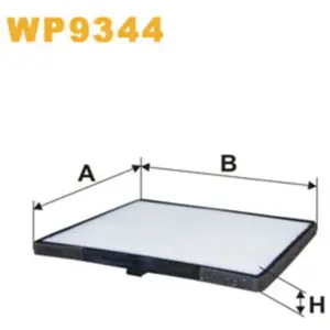 Filtre d'habitacle WIX WP9344 - Réf. 1379903 pas cher