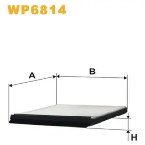 Filtre d'habitacle WIX WP6814 - Réf. 1379647 pas cher