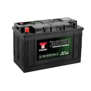 Batterie décharge lente Yuasa L35-100 Leisure 12v 100ah pas cher