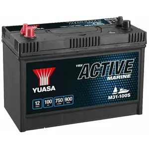 Yuasa - Batterie décharge lente M31-100 Marine 12v 100ah pas cher