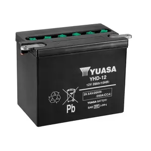 Yuasa - Batterie moto YHD-12 12V 29.5AH 200A pas cher