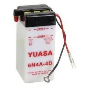 Comparateur de prix : Batterie Yuasa pour Moto Yamaha 50 Fs1 E 1974 à  1976 6N4A-4D / 6V 4Ah