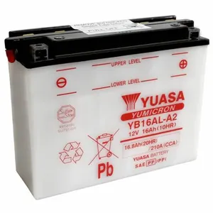 Comparateur de prix : Batterie 12v 16 ah yb16al-a2 yuasa yumicron avec entretien (lg207xl71,5xh164)
