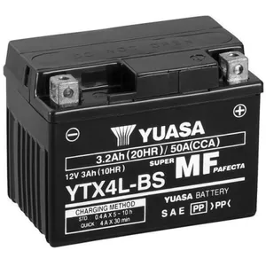 Comparateur de prix : YUASA-812045 - Batterie YTX4LBS