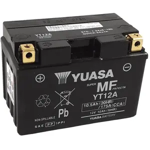 Comparateur de prix : YUASA AGM YT12A-BS 10Ah Batteries moto 12V