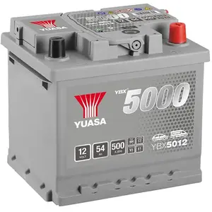 Yuasa - Batterie Silver YBX5012 12v 54ah 500A Hautes performances pas cher