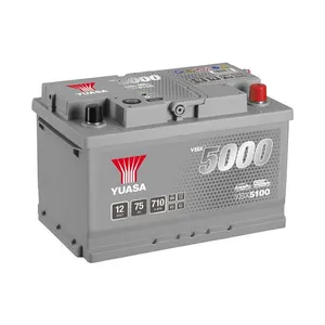 Comparateur de prix : Batterie Yuasa Silver YBX5100 12v 75ah 710A Hautes performances LB3D