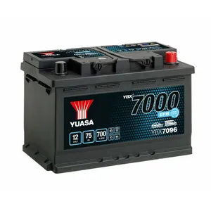 Comparateur de prix : YUASA Batterie (de voiture) 700.0 A 75.0 Ah 12.0 V Start & Stop EFB (Ref: YBX7096)