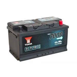 Comparateur de prix : Yuasa YBX7110 Batterie de démarrage sans entretien 12 V 75 Ah 730 CCA EFB