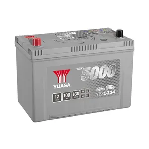 Comparateur de prix : Batterie Yuasa Silver YBX5334 12v 100ah 830A Hautes performances D31G