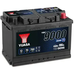 Comparateur de prix : Batterie Voiture Premium Yuasa Agm Ybx9096 - 70ah / 760a - 12v
