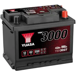 Comparateur de prix : YUASA Batterie (de voiture) 550.0 A 62.0 Ah 12.0 V Performance (Ref: YBX3027)