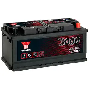 Comparateur de prix : YUASA Batterie (de voiture) 800.0 A 90.0 Ah 12.0 V Premium (Ref: YBX3017)