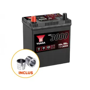 Comparateur de prix : Yuasa YBX3055 Batterie scellée sans entretien de 12 V, 36 Ah et 330 A