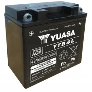 Batterie Scooter Et Moto Power Yuasa Ytb4l (fa) pas cher