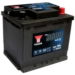Yuasa YBX9012 AGM 12V 50Ah batterie de voiture pas cher