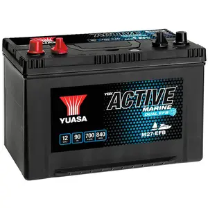 Yuasa Batterie De Voiture 12v 90ah/700a Dual Efb L+ Standard