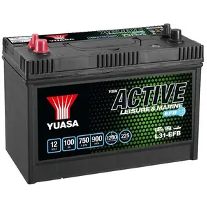 Yuasa Batterie De Voiture 12v 100ah/750a Active Leisure pas cher