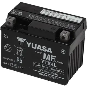 Comparateur de prix : Yuasa - Batterie YTX4l sla - agm - Sans Entretien - Prête à l'emploi.