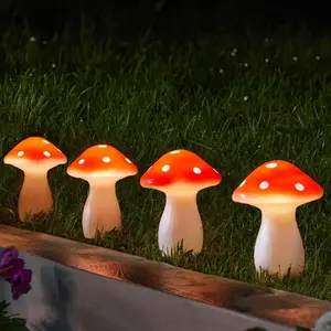 Lampes solaires - SMART GARDEN - Champignons féériques - Lot de 4 - LE...Vendu parluminaire