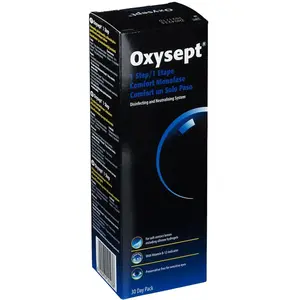 Comparateur de prix : Abbott Oxysept 1 Step Pack 30 Jours | 300 ml + 30 comprimés