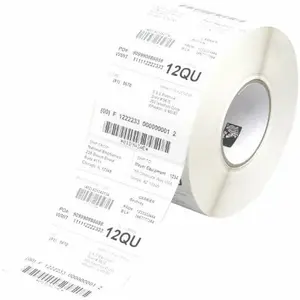 Comparateur de prix : Zebra 880026-038 - 102 mm x 38 mm) 4 rouleaux - Noir sur blanc - Étiquette