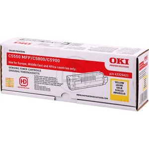 Freecolor OKI - Jaune - original - cartouche de toner - pour C5800dn, 5800Ldn, 5800n, 5900cdtn, 5900dn, 5900dtn, 5900n pas cher