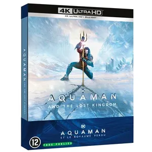 Warner Home Video Aquaman et le Royaume perdu Steelbook Blu-ray 4K Ultra HD pas cher