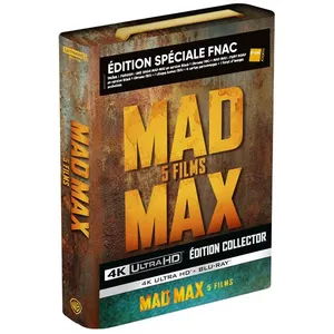 Warner Home Video Mad Max 5 Films Édition Spéciale Fnac Coffret Ultra Collector Petrol Tank Exclusivité Web Blu-ray 4K Ultra HD