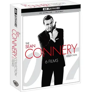 Comparateur de prix : MGM / United Artists James Bond Sean Connery 6 films Steelbook Blu-ray 4K Ultra HD