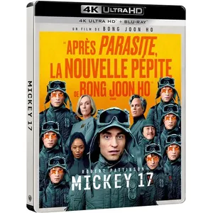 Comparateur de prix : Warner Bros. Entertainment France Mickey 17 Steelbook Blu-ray 4K Ultra HD