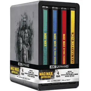 Comparateur de prix : Warner Bros. Pictures Coffret Mad Max Anthologie Steelbook Blu-ray 4K Ultra HD