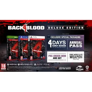 Warner Bros Back 4 Blood Deluxe FR/NL PS4 pas cher
