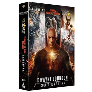 Warner Coffret 3 films Dwayne Johnson DVD pas cher