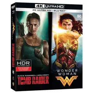 Warner Home Video Coffret Tomb raider Wonder Woman Blu-ray 4K Ultra HD