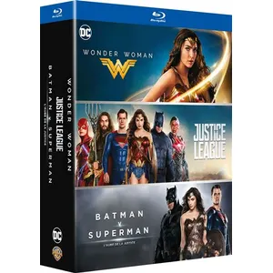 Warner Home Video Coffret DC Comics 3 films Blu-ray pas cher
