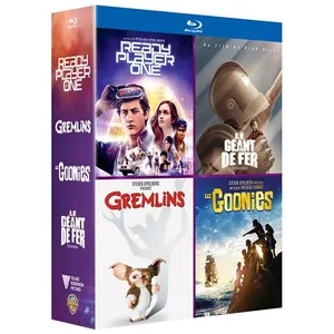 Warner Home Video Coffret Ready Player One Gremlins Les Goonies Le géant de fer Blu-ray
