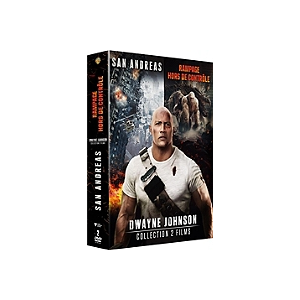 Warner Home Video Coffret DVD Dwayne Johnson 2 films : Rampage & San Andreas pas cher