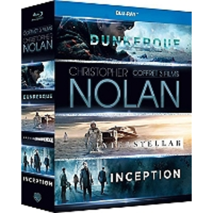 Warner Bros. Coffret 3 DVD Nolan : Inception, Interstellar & Dunkerque pas cher