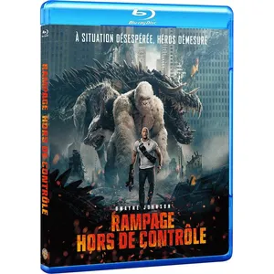 New Line Cinema Rampage Hors de contrôle Bluray (2018) pas cher