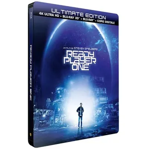 Warner Bros. Ready Player One Steelbook Blu-ray 4K Ultra HD+ Blu-ray 3D
