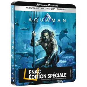 Warner Bros. Aquaman Steelbook Edition Spéciale Fnac Blu-ray 4K Ultra HD